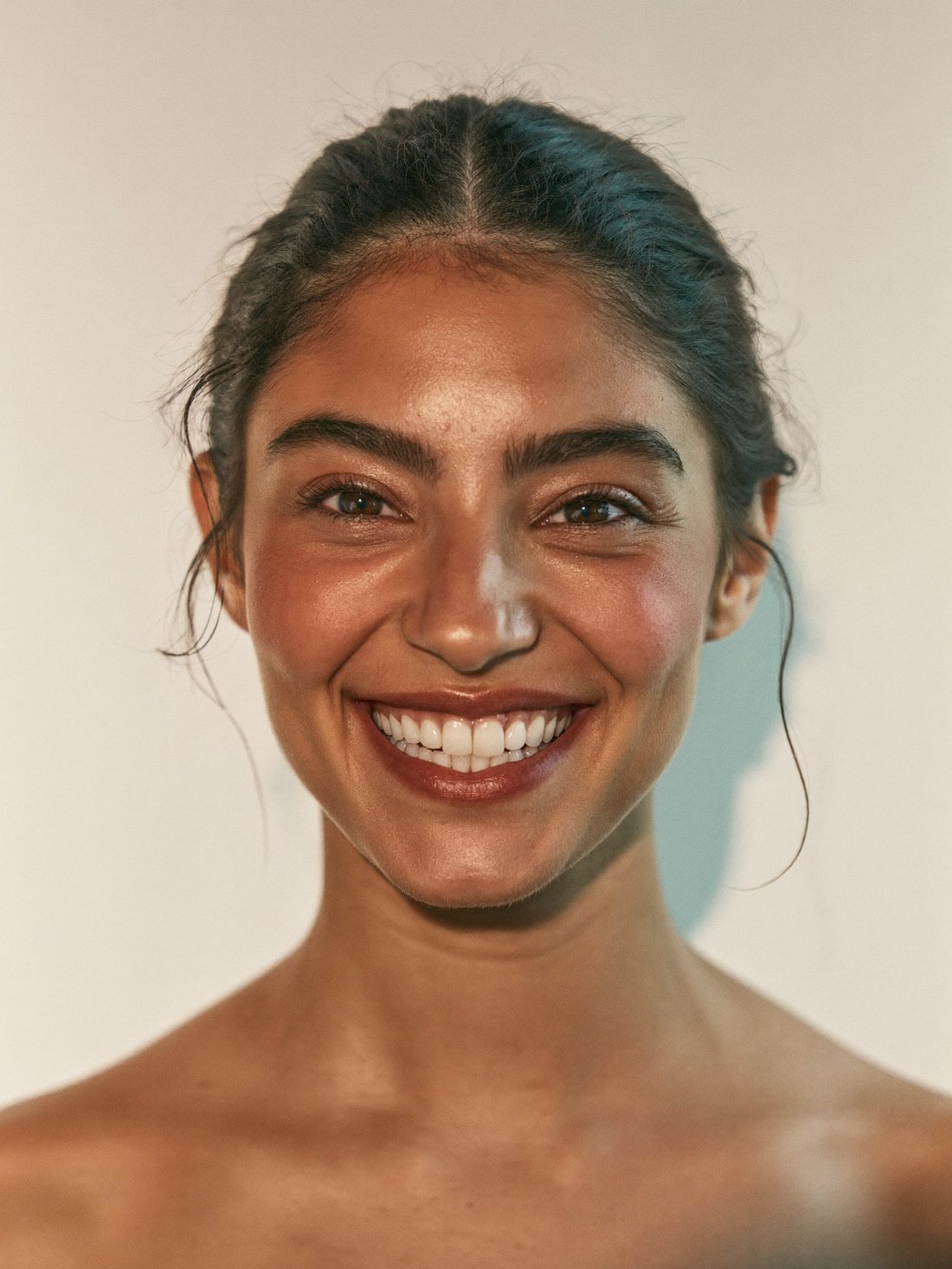 Woman with a bright, aligned smile after orthodontic treatment in Bangalore